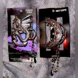 Whimsical Gothic Claw Clips